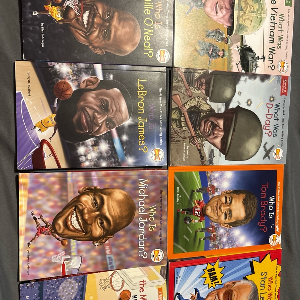 Children's Book Collection Featuring Famous Figures